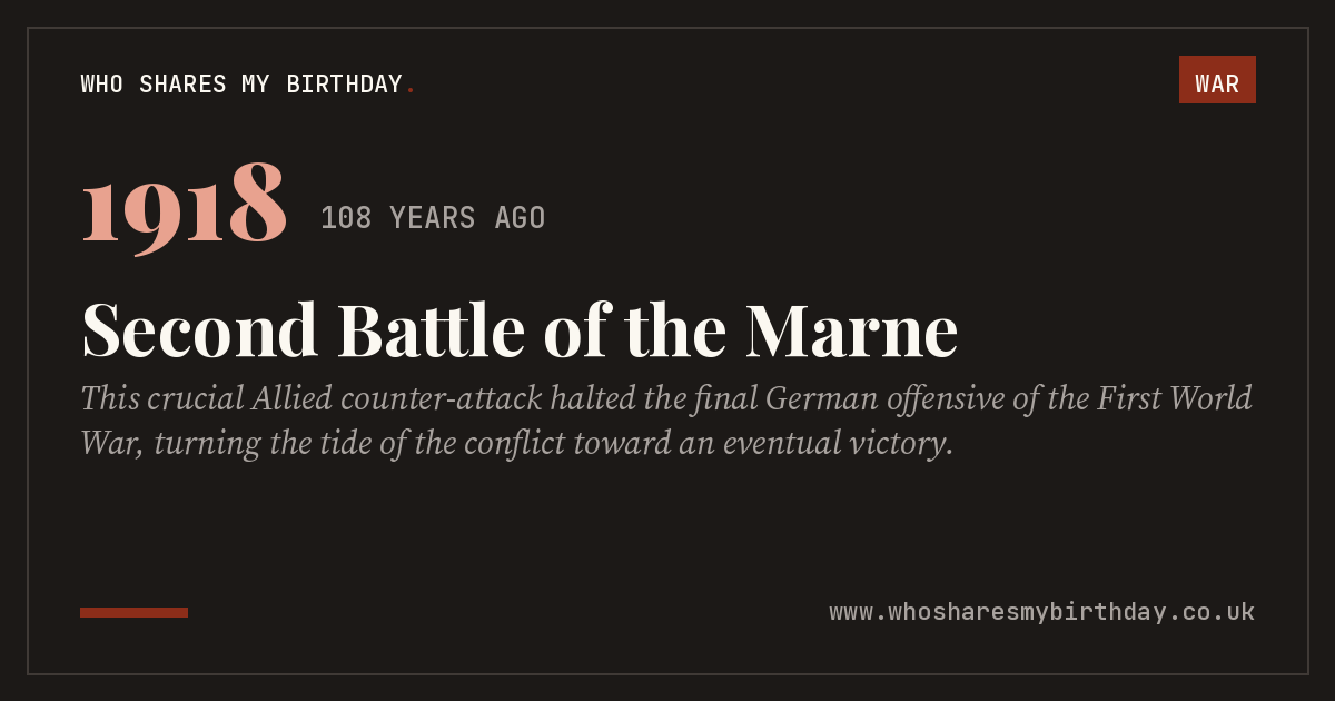 Second Battle of the Marne