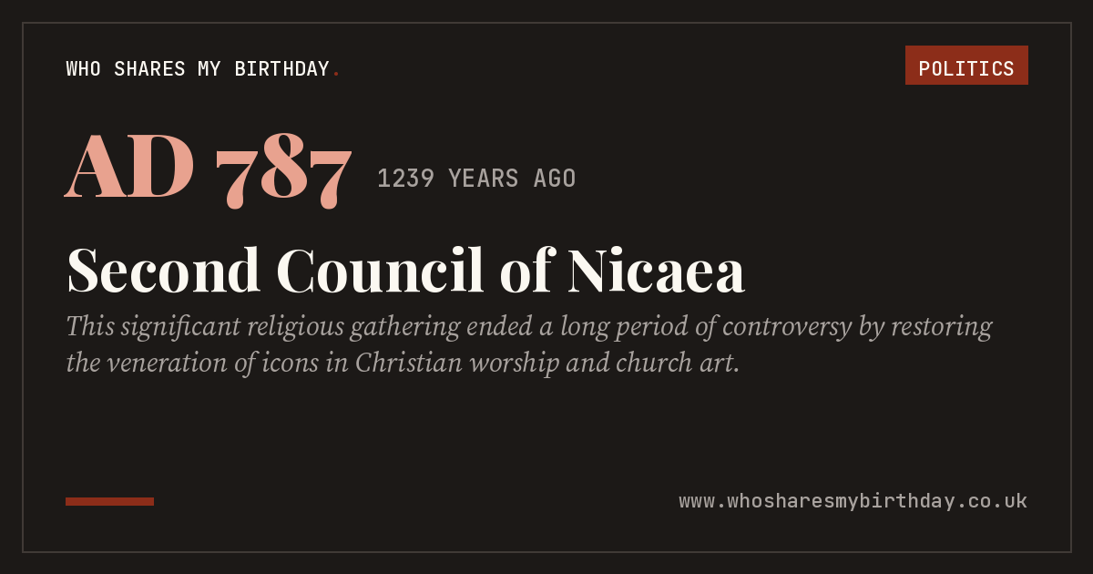 Second Council of Nicaea