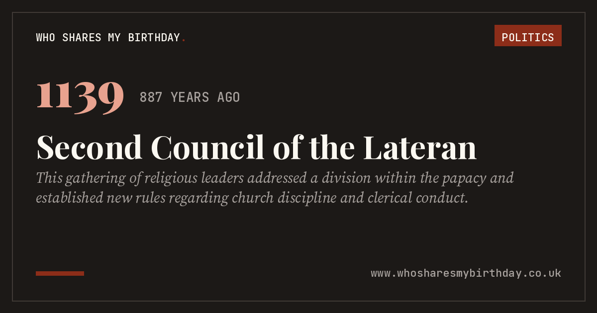 Second Council of the Lateran