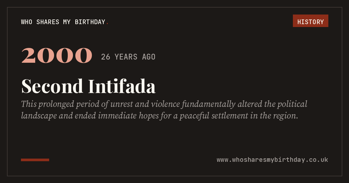 Second Intifada