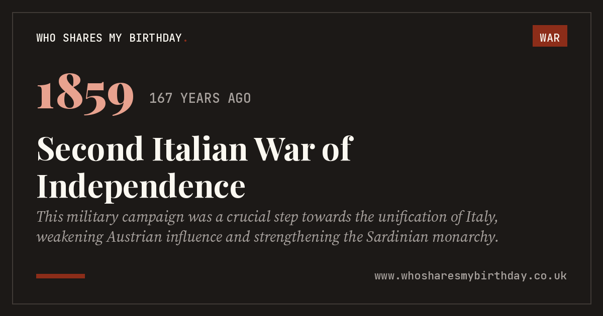 Second Italian War of Independence