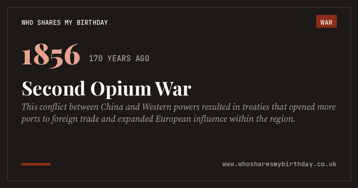 Second Opium War