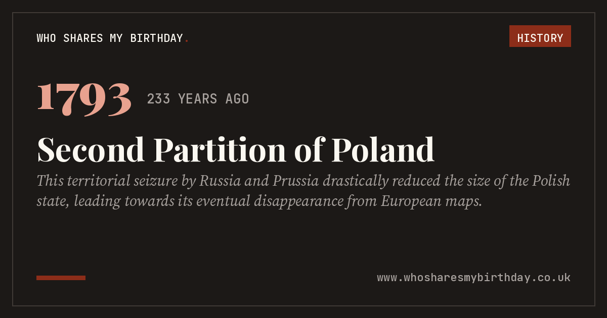 Second Partition of Poland