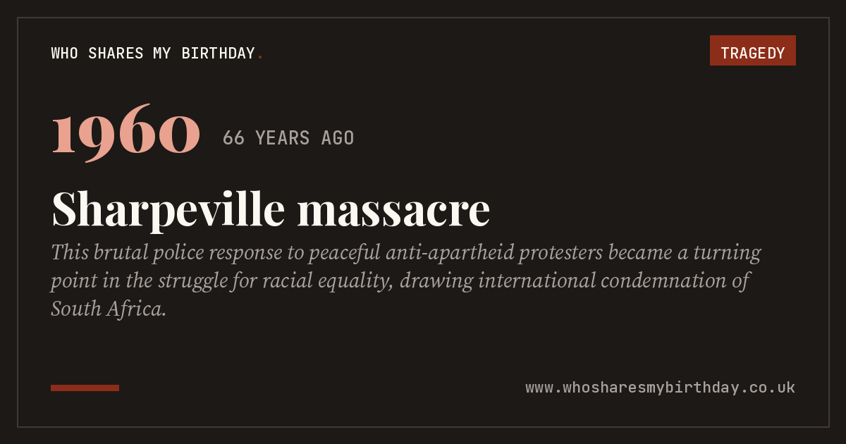 Sharpeville massacre