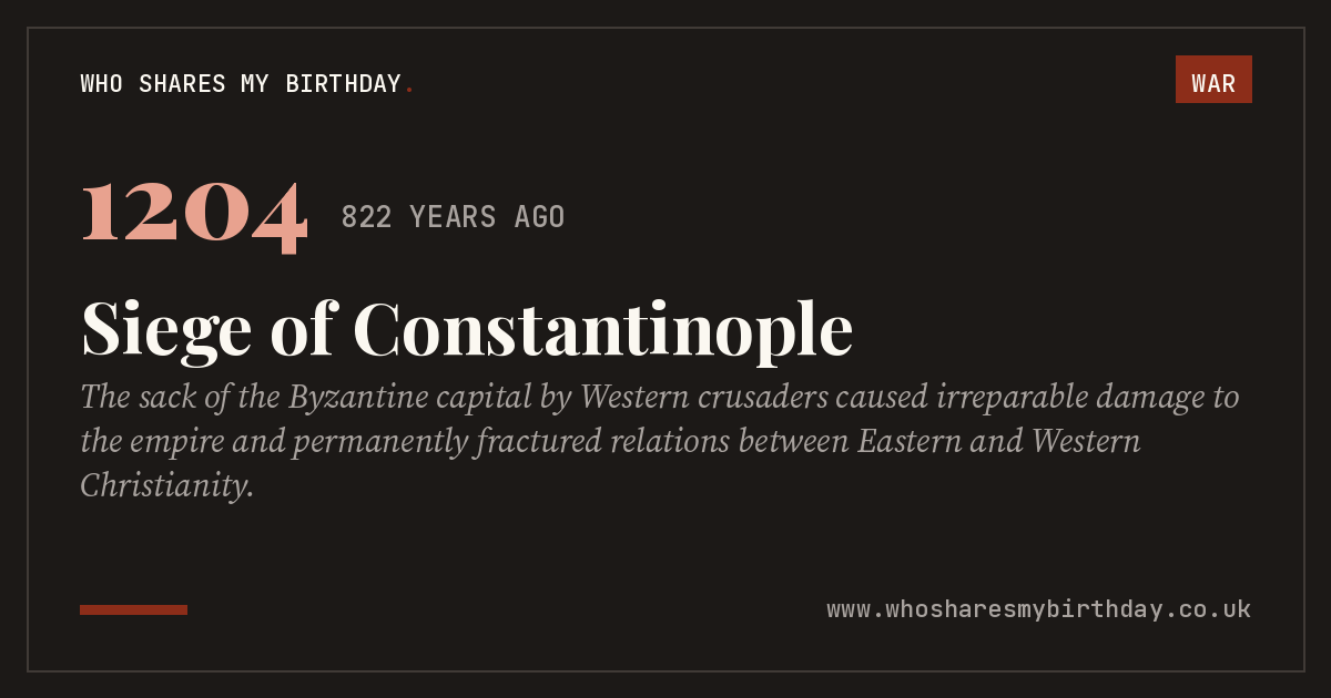 Siege of Constantinople