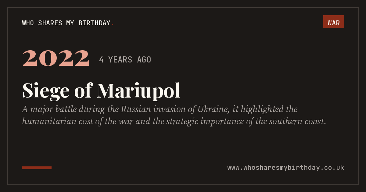 Siege of Mariupol