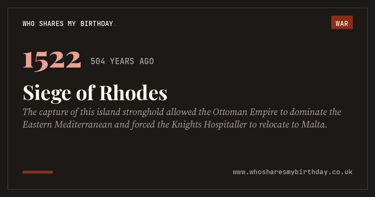 Siege of Rhodes