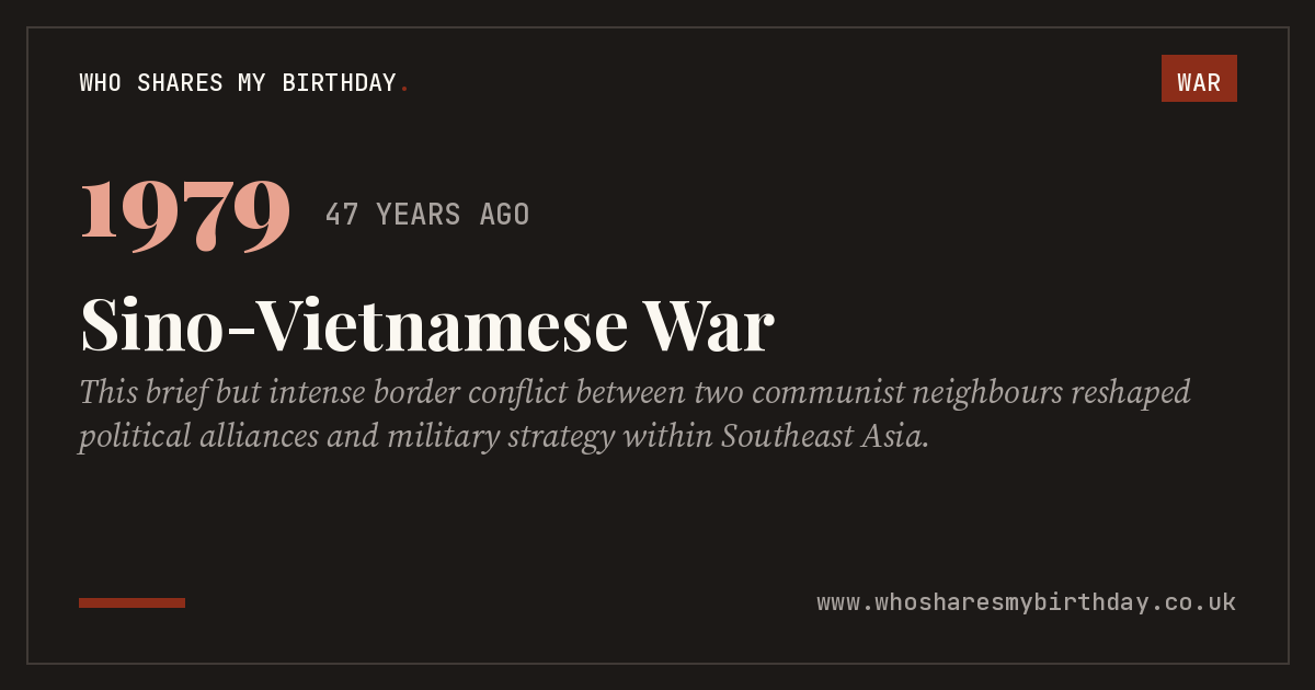 Sino-Vietnamese War
