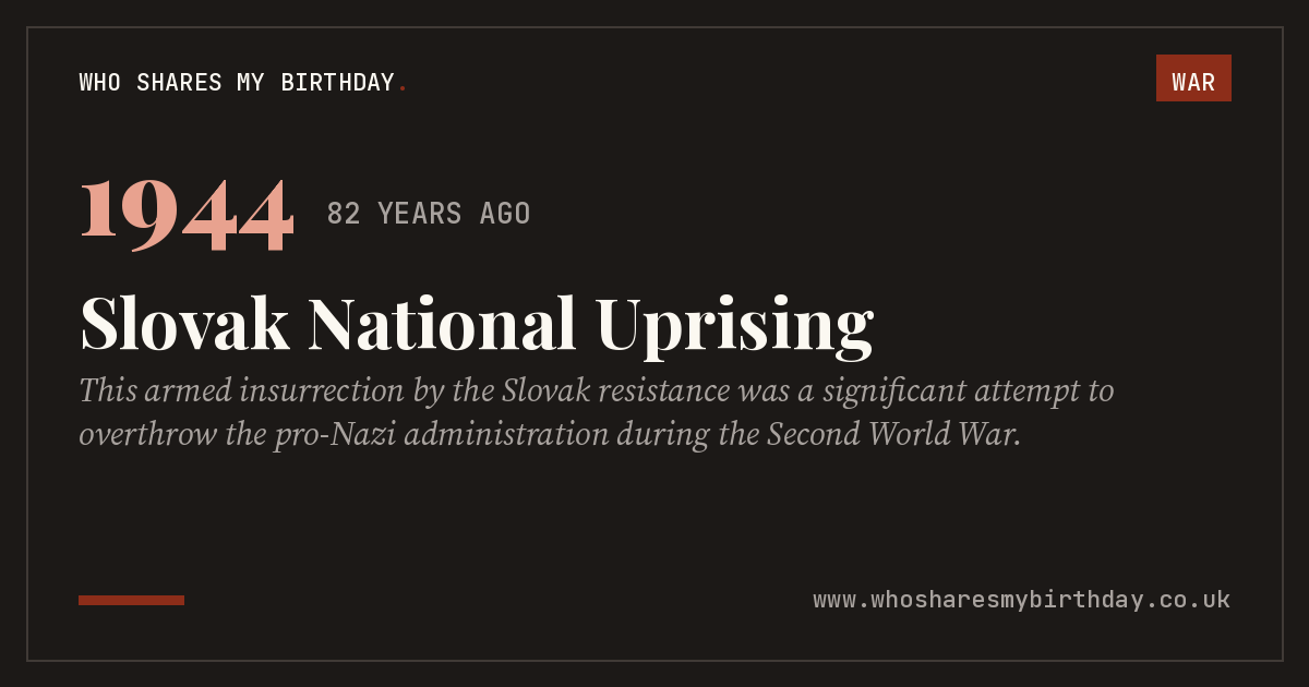 Slovak National Uprising