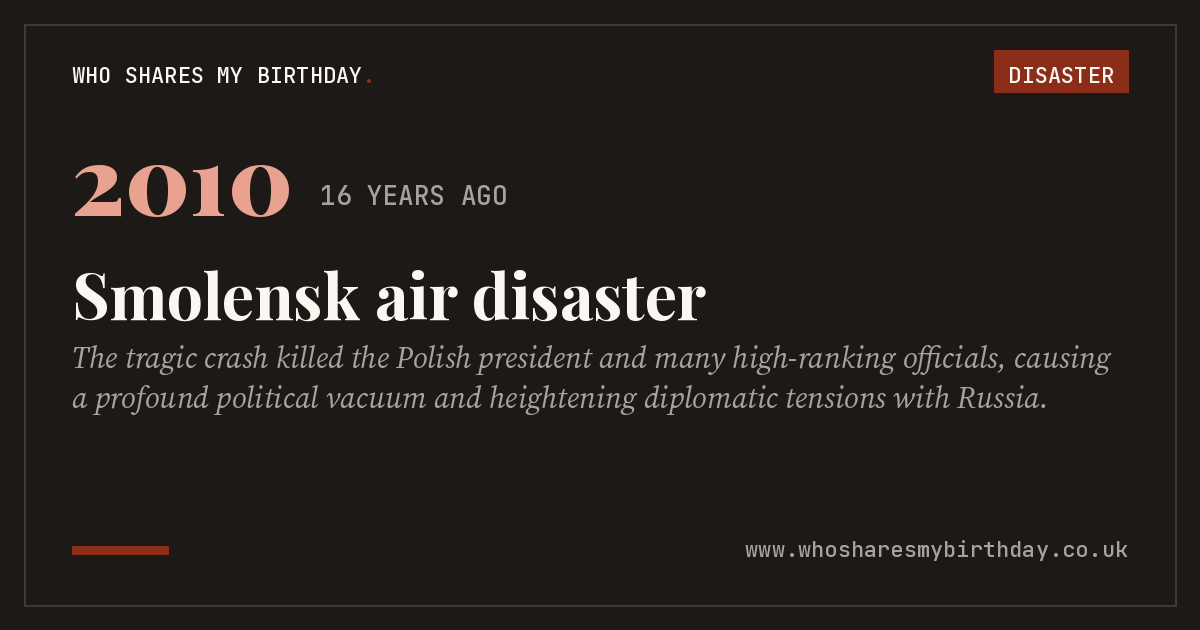 Smolensk air disaster