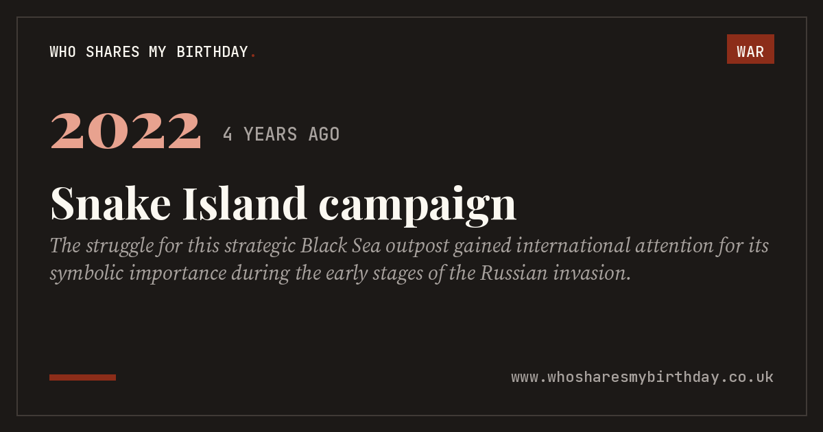 Snake Island campaign