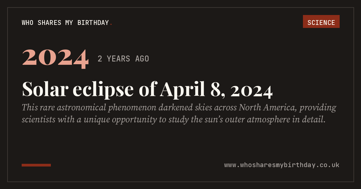 Solar eclipse of April 8, 2024