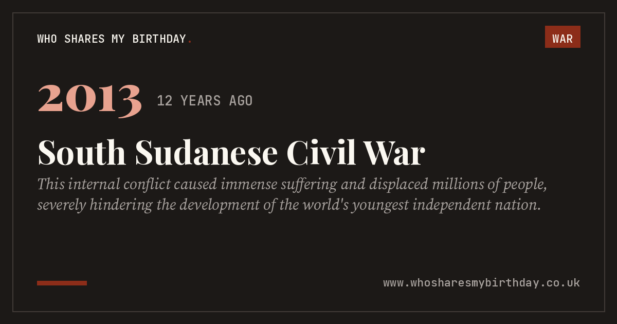 South Sudanese Civil War