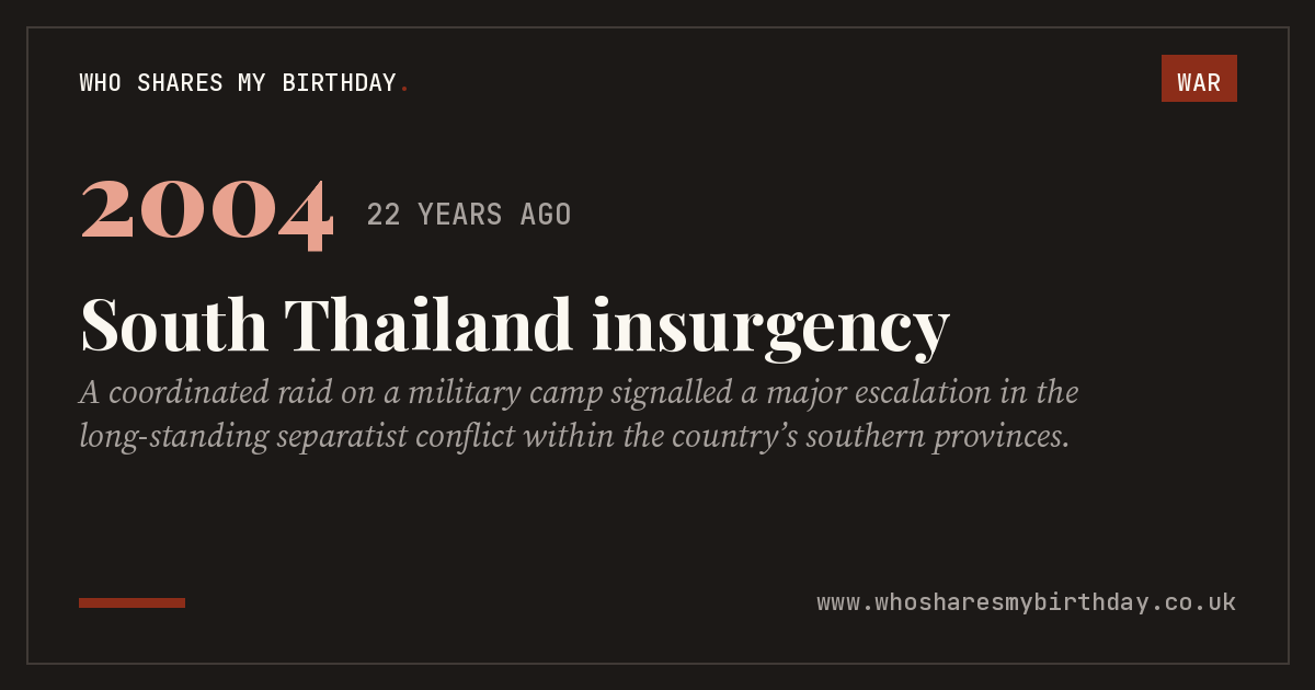 South Thailand insurgency