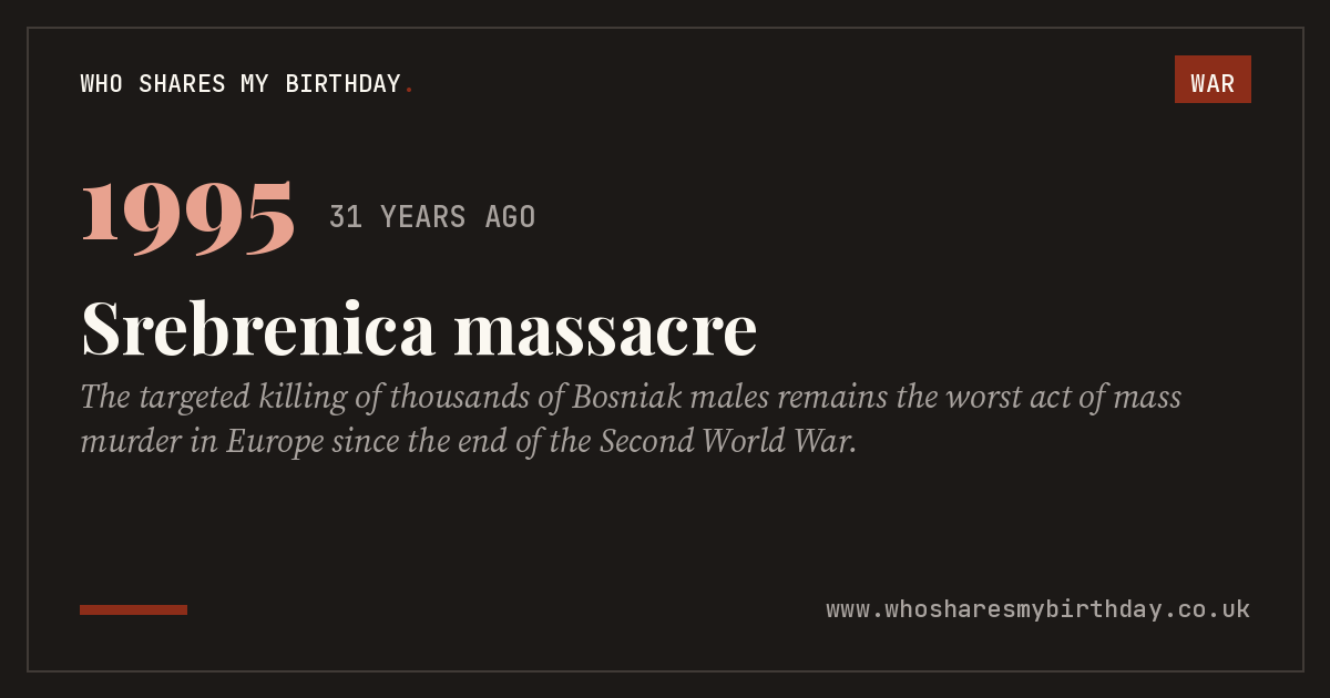 Srebrenica massacre