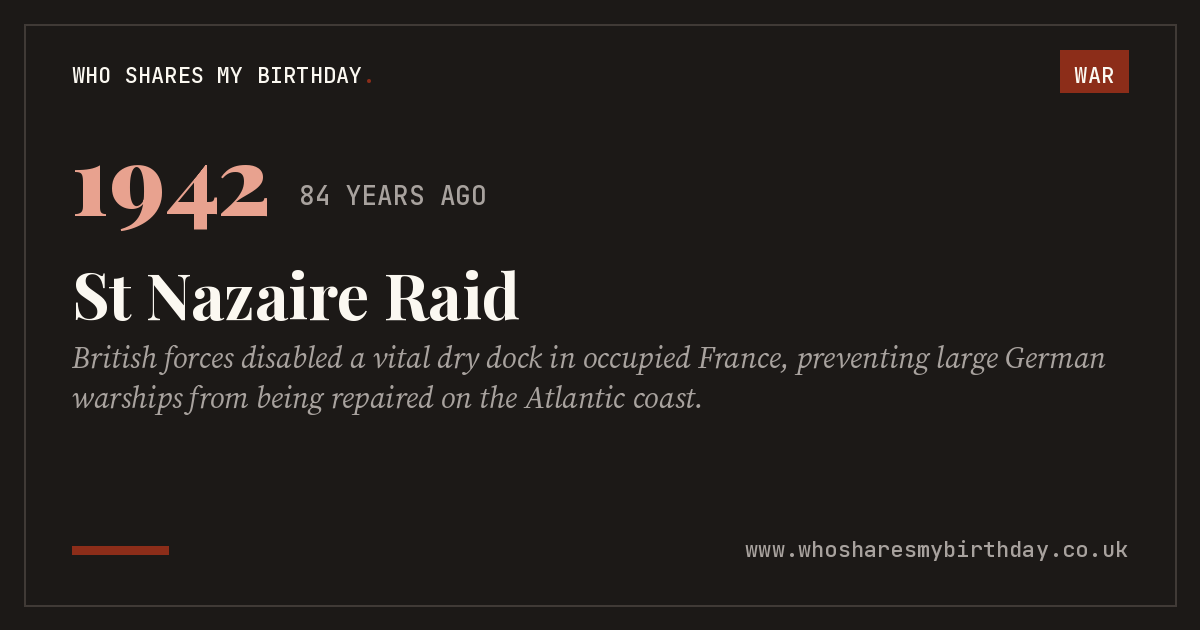 St Nazaire Raid