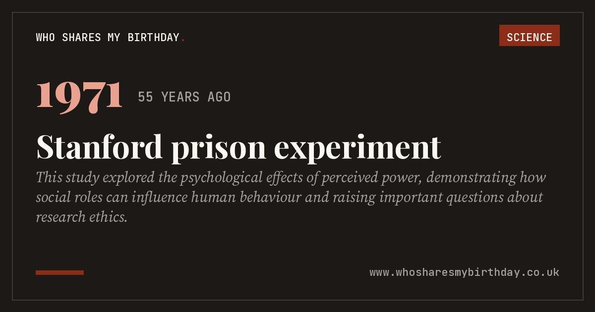 Stanford prison experiment