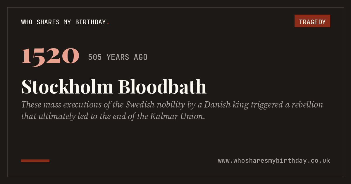 Stockholm Bloodbath