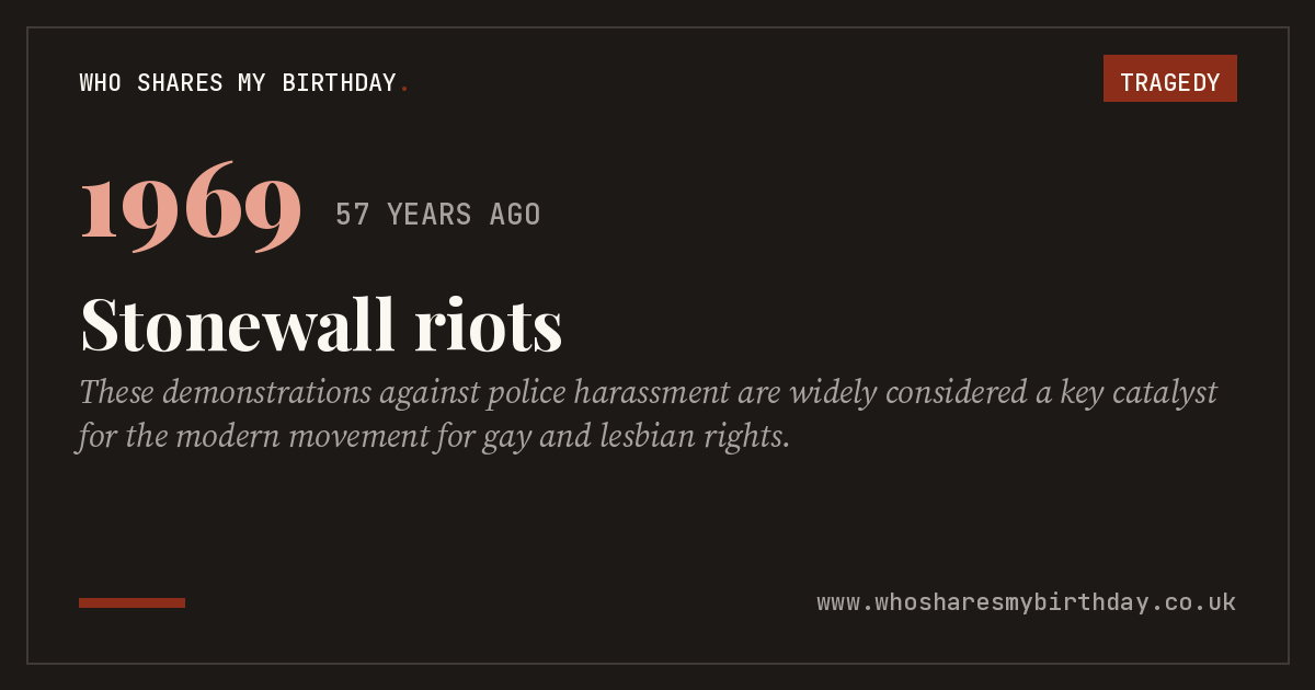 Stonewall riots