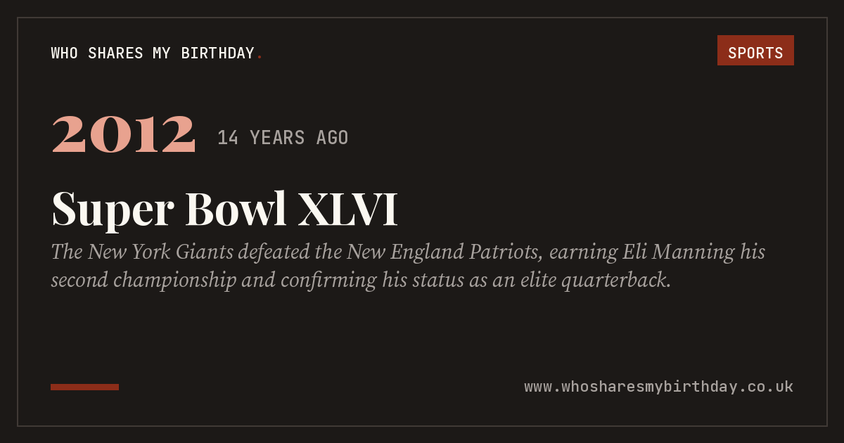 Super Bowl XLVI