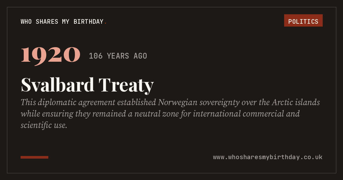 Svalbard Treaty