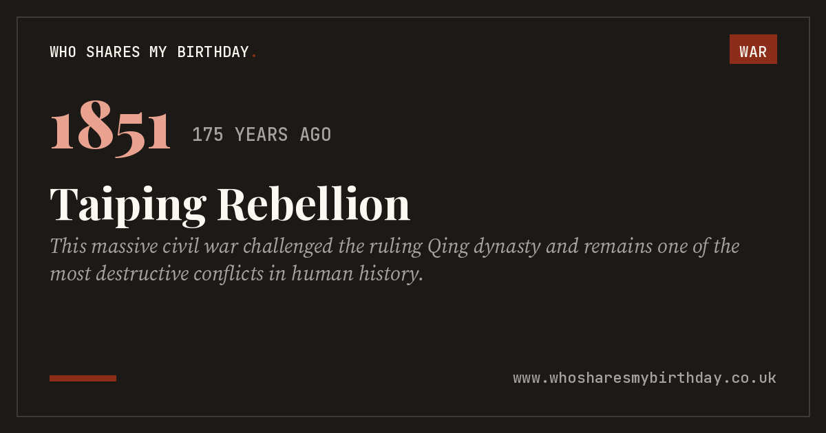 Taiping Rebellion