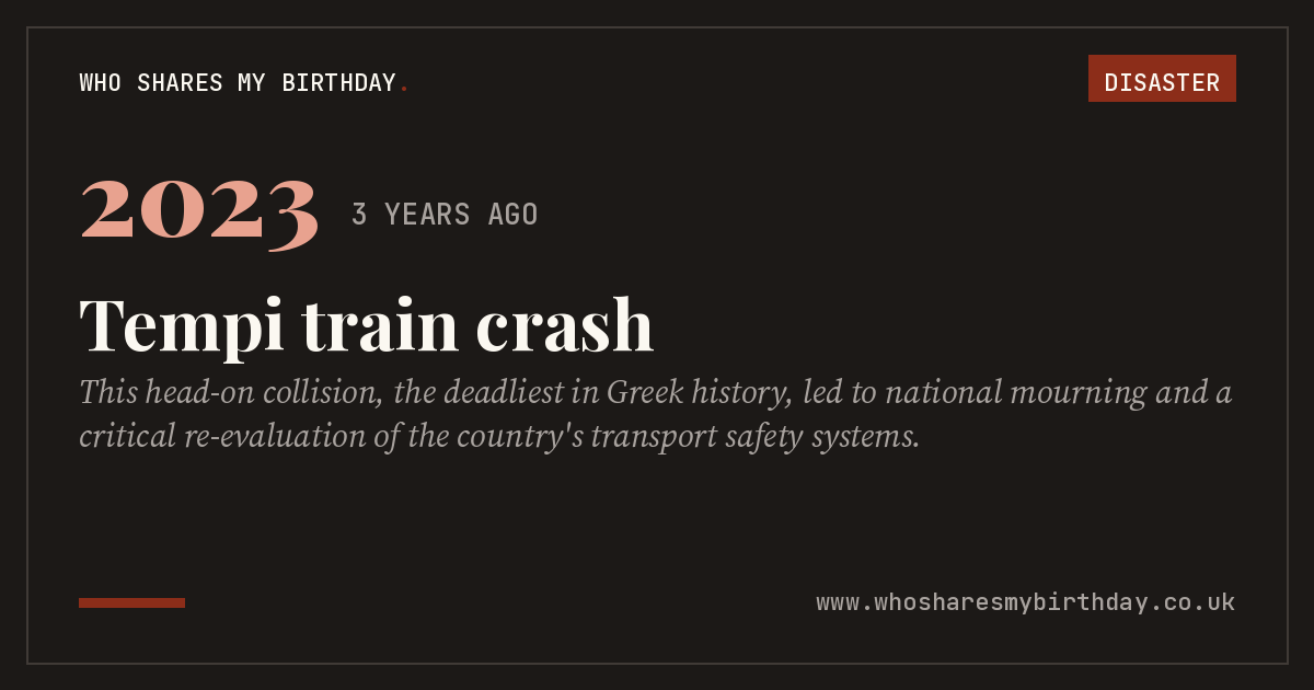 Tempi train crash