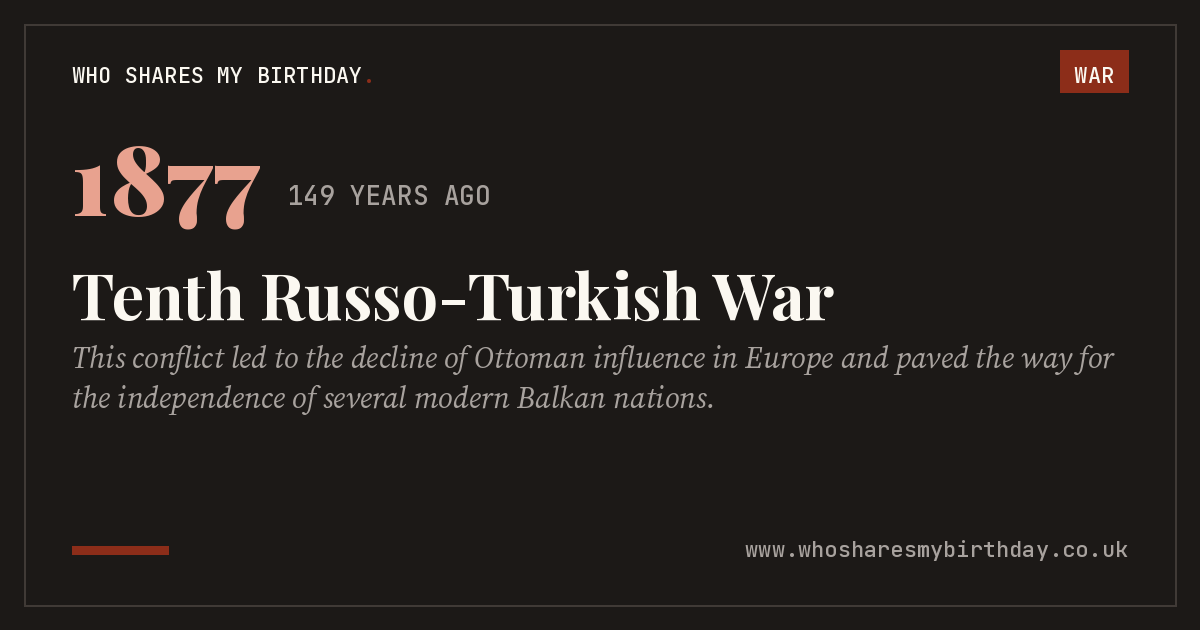 Tenth Russo-Turkish War