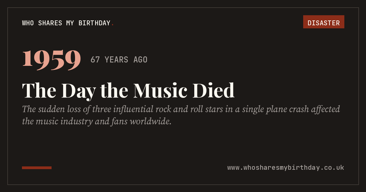 The Day the Music Died