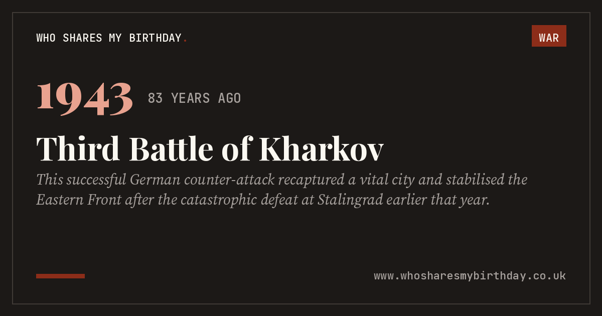 Third Battle of Kharkov
