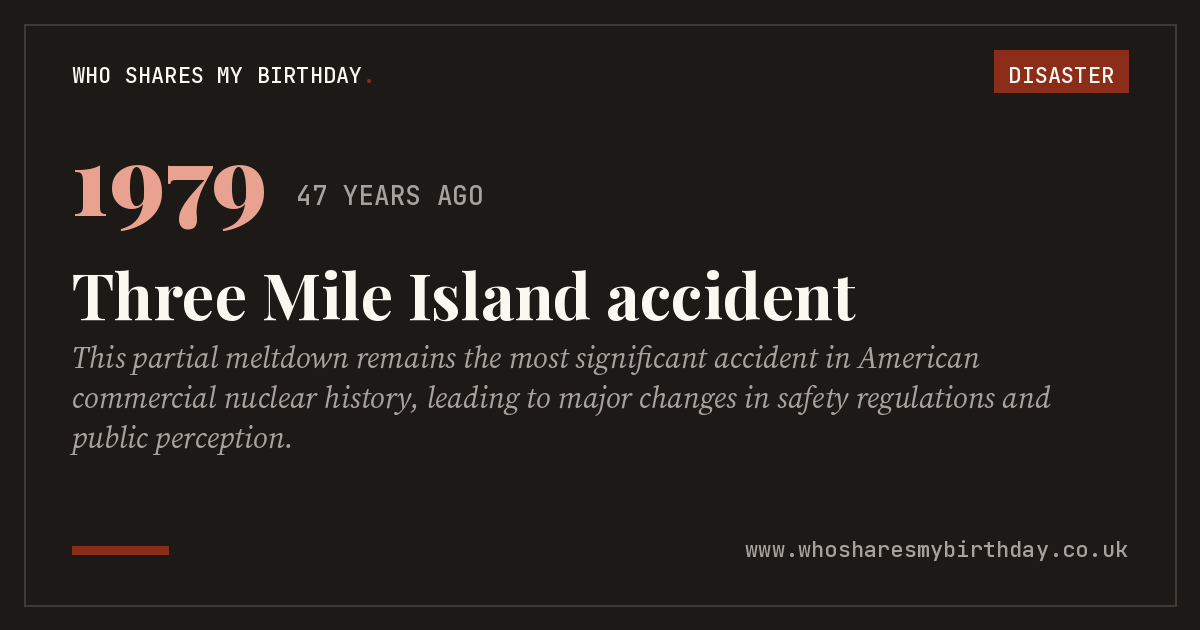 Three Mile Island accident