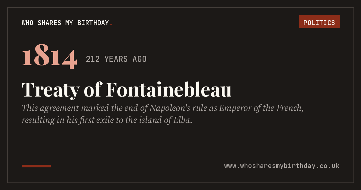 Treaty of Fontainebleau