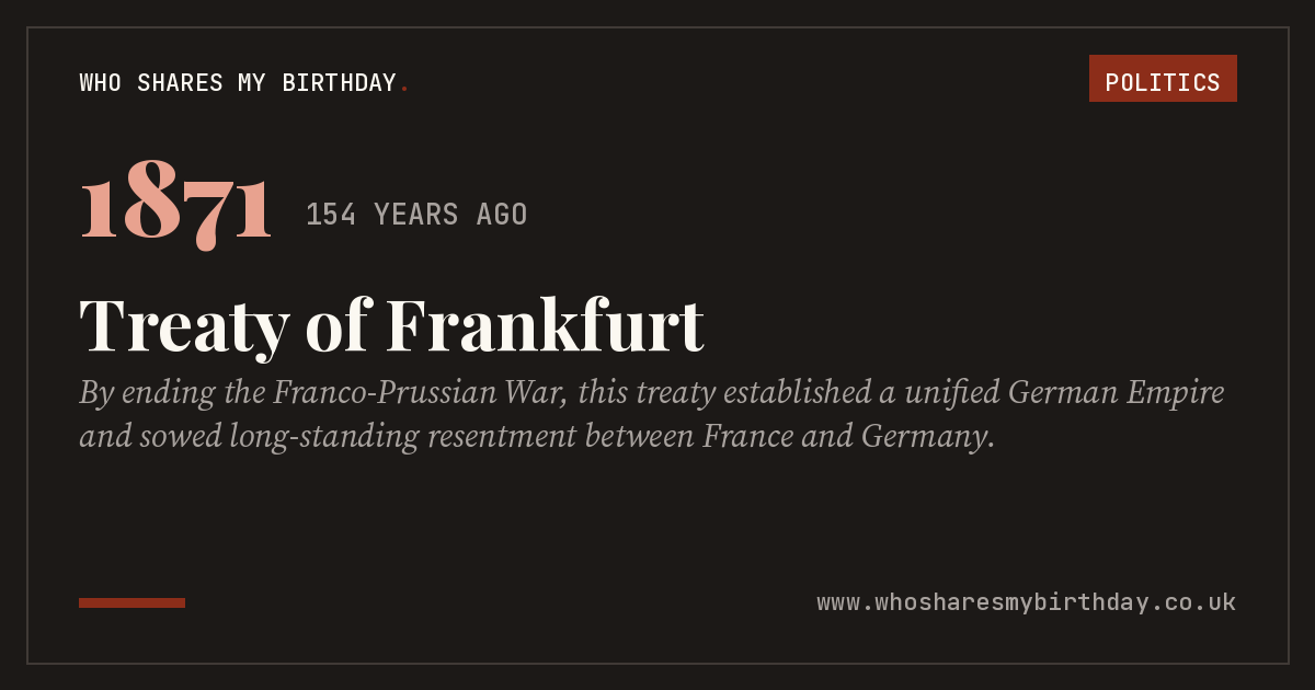 Treaty of Frankfurt