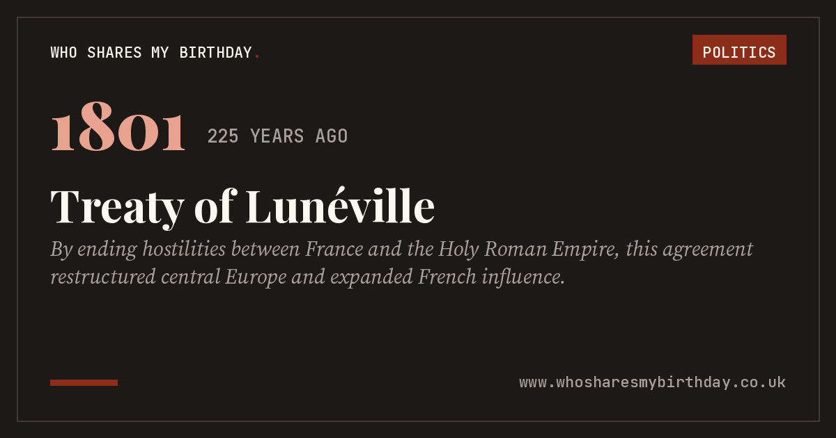 Treaty of Lunéville