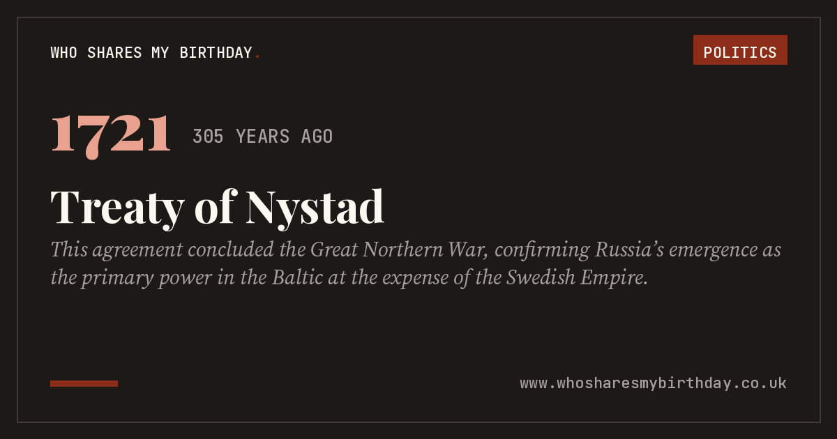 Treaty of Nystad