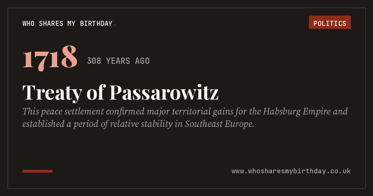 Treaty of Passarowitz