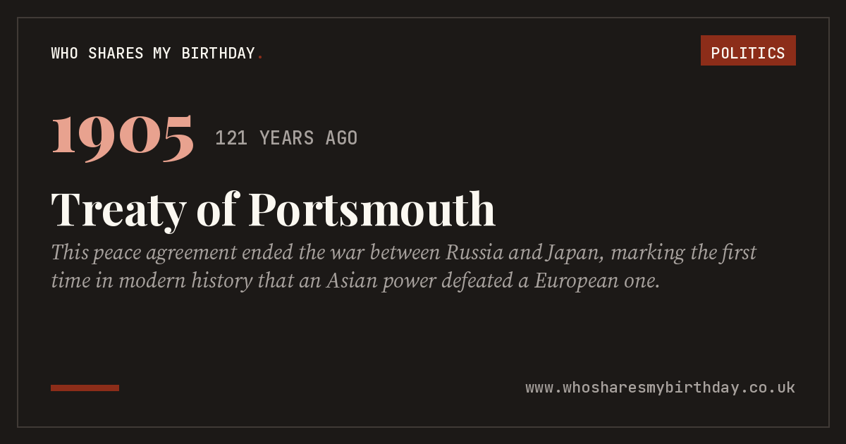 Treaty of Portsmouth