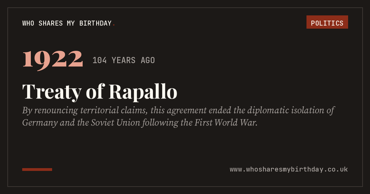 Treaty of Rapallo
