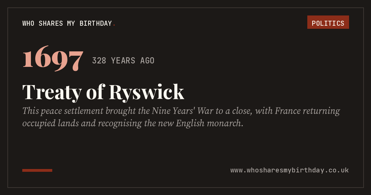 Treaty of Ryswick