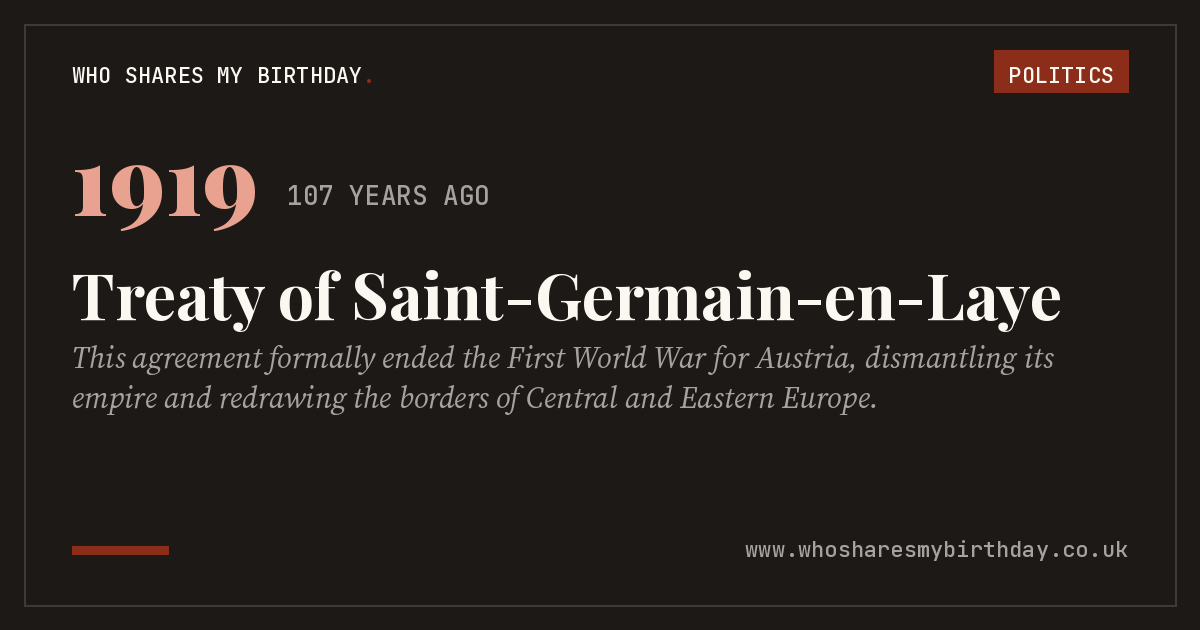 Treaty of Saint-Germain-en-Laye