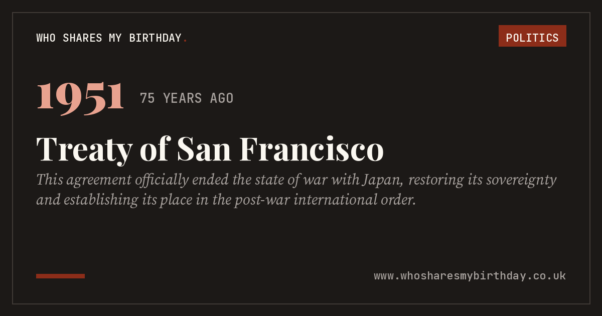 Treaty of San Francisco