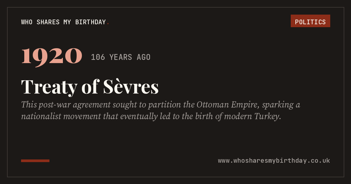 Treaty of Sèvres