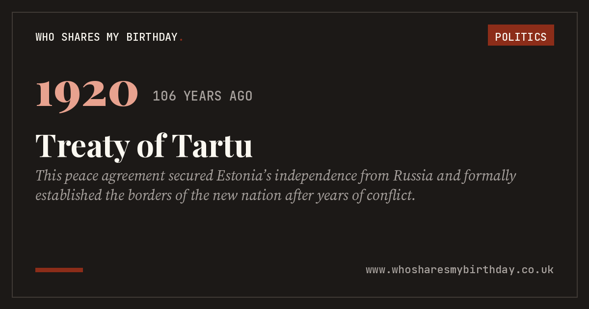 Treaty of Tartu