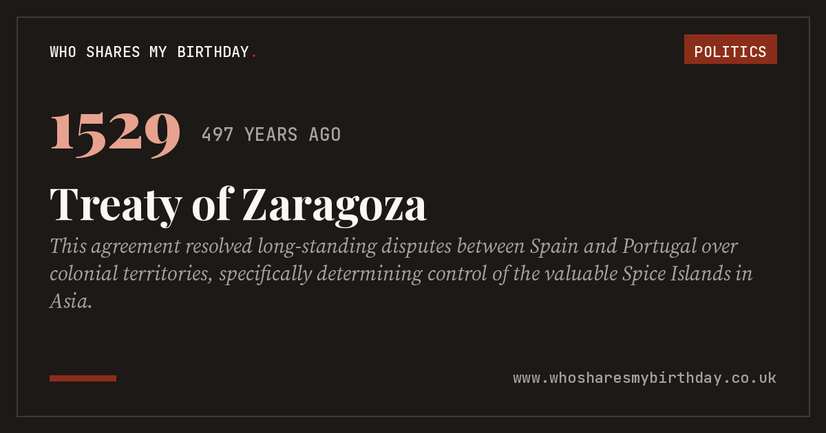 Treaty of Zaragoza