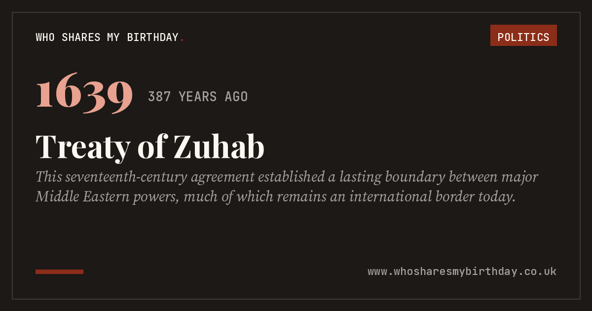 Treaty of Zuhab