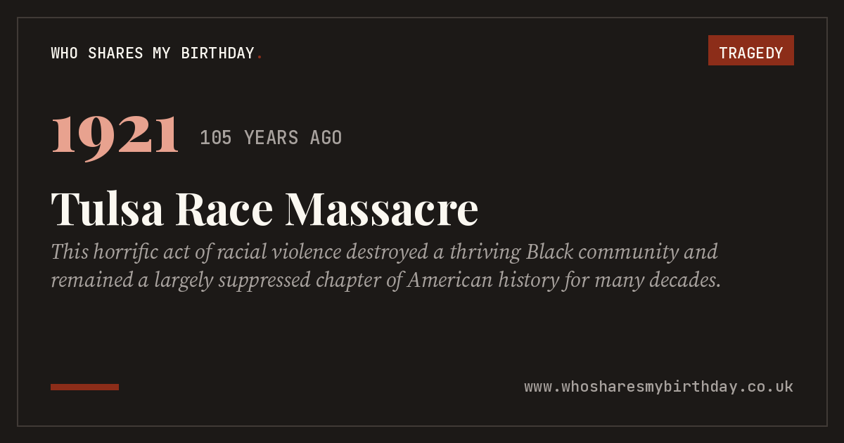 Tulsa Race Massacre