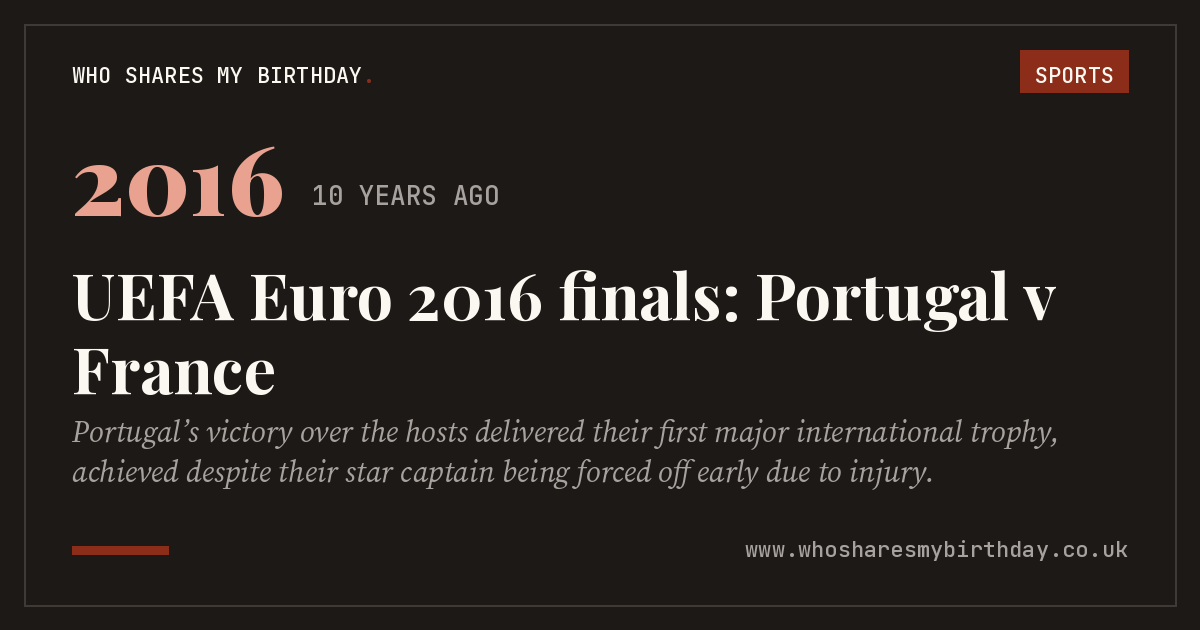UEFA Euro 2016 finals: Portugal v France