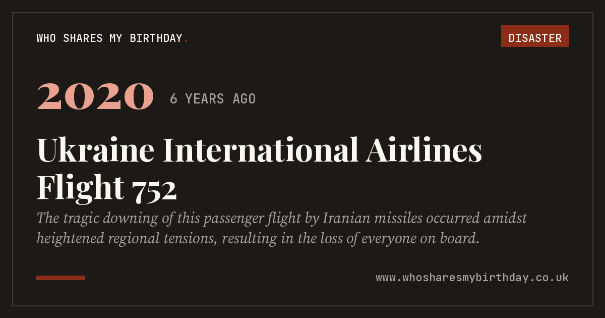 Ukraine International Airlines Flight 752