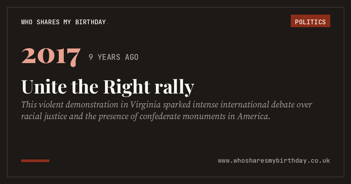 Unite the Right rally