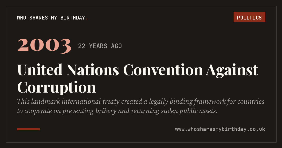 United Nations Convention Against Corruption